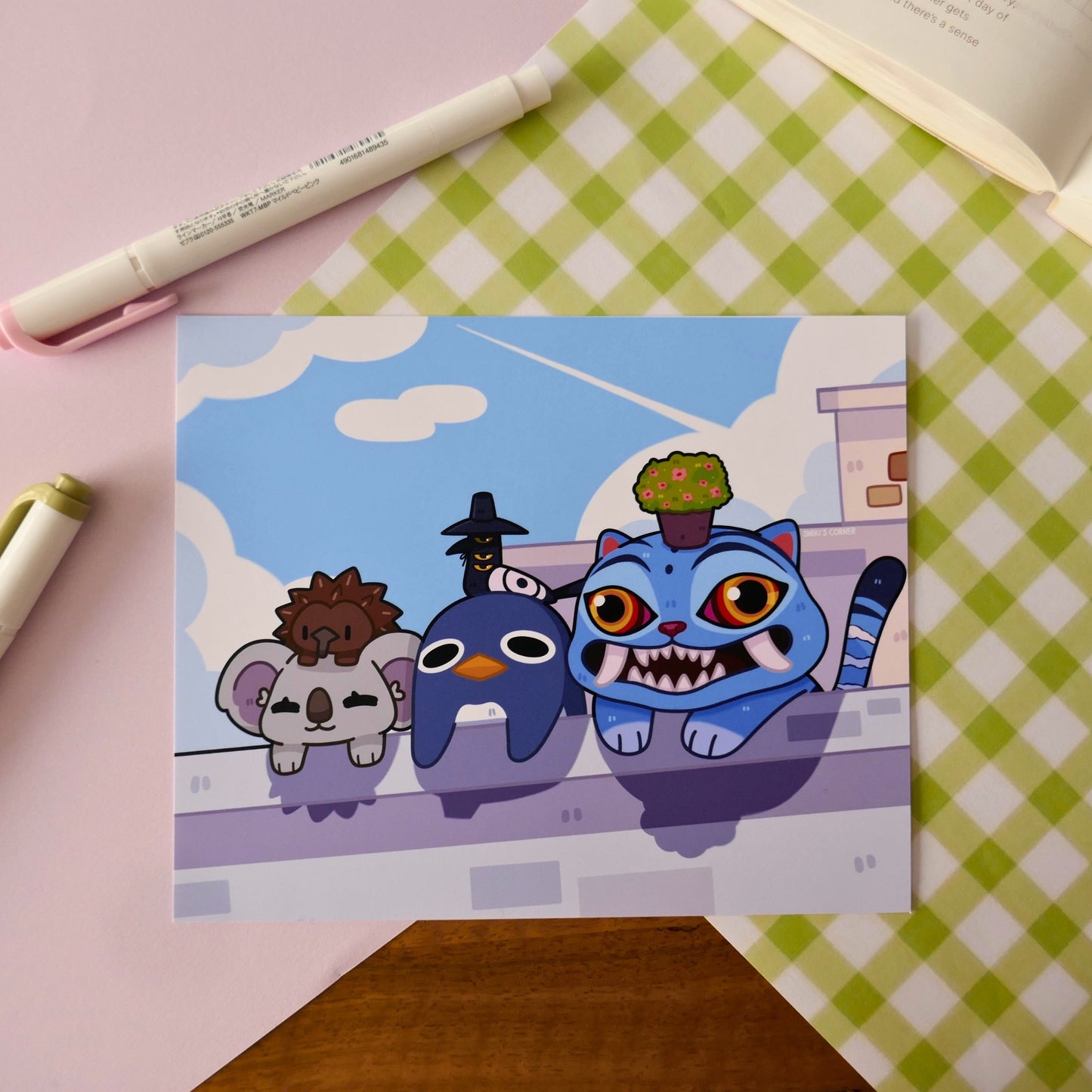 Derpy and friends art print shekiscorner