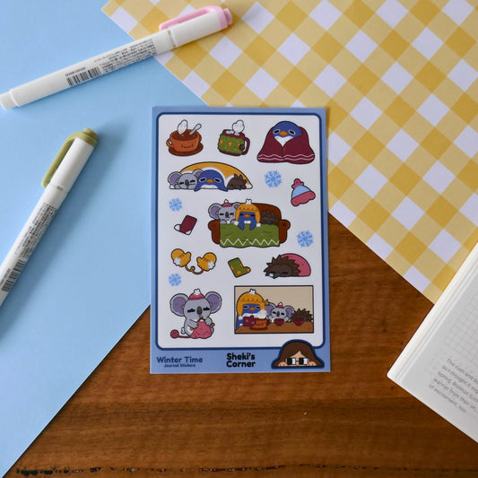 Winter Time 1 Sticker Sheet