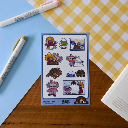 Winter Time 2 Sticker Sheet