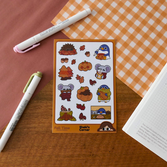 Fall Season Sticker Sheet