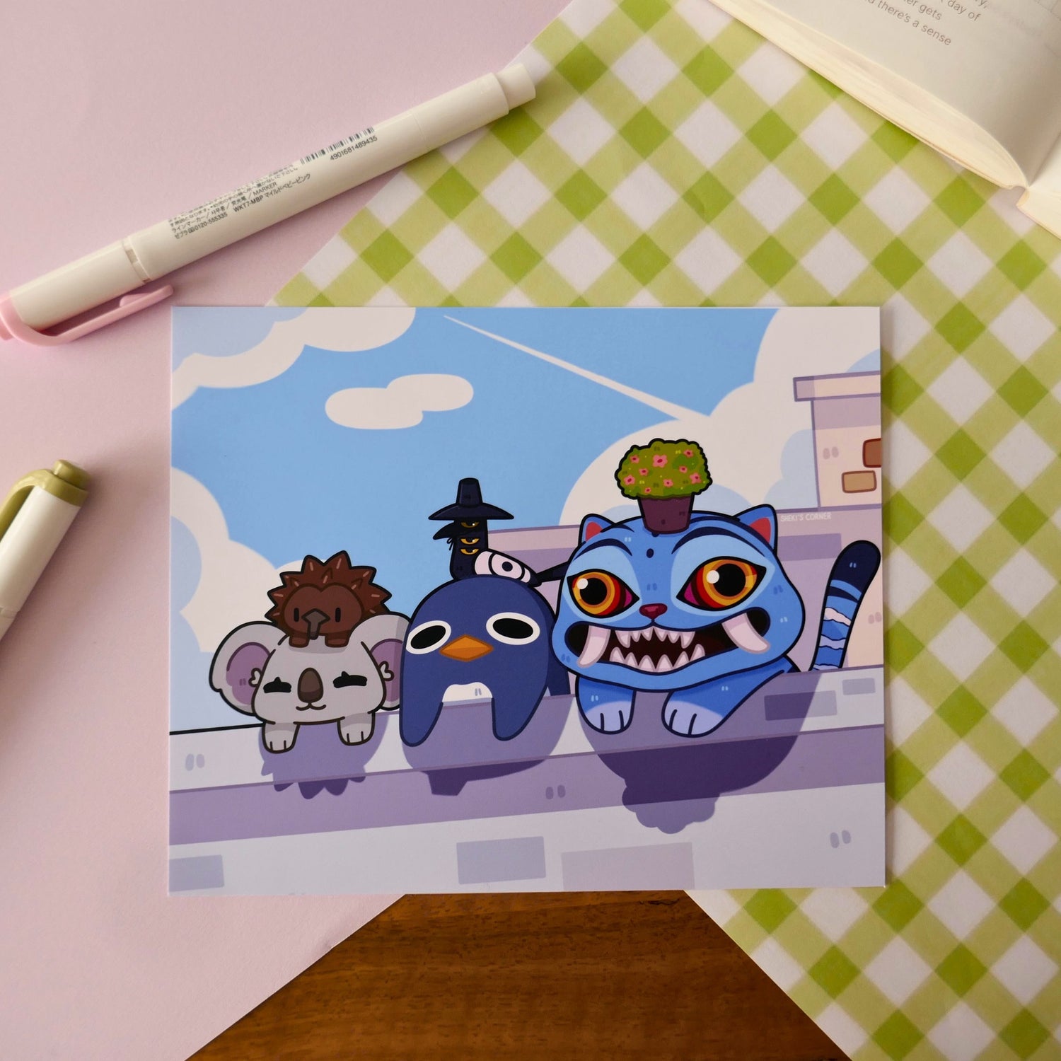 Derpy and friends art print shekiscorner
