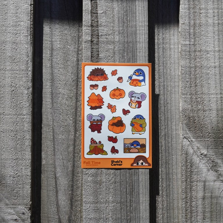 Fall Season Sticker Sheet