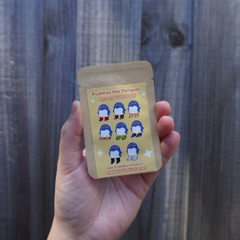 Puddles the Penguin Mystery Sticker Pack!