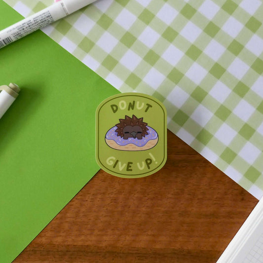 Pun-tastic Waterproof Die-Cut Stickers,Donut,Die-Cut,Sheki's Corner,Sheki's Corner.