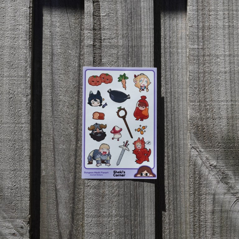 Dungeon Meshi Sticker Sheet