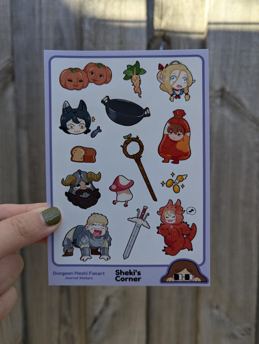 Dungeon Meshi Sticker Sheet