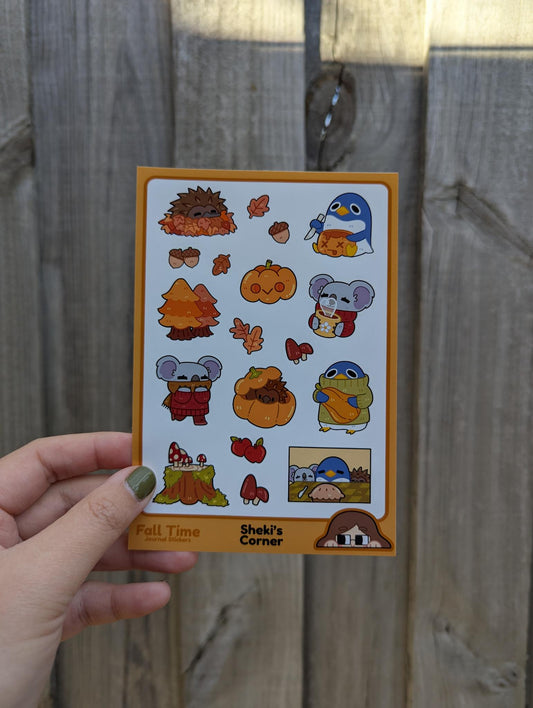 Fall Season Sticker Sheet