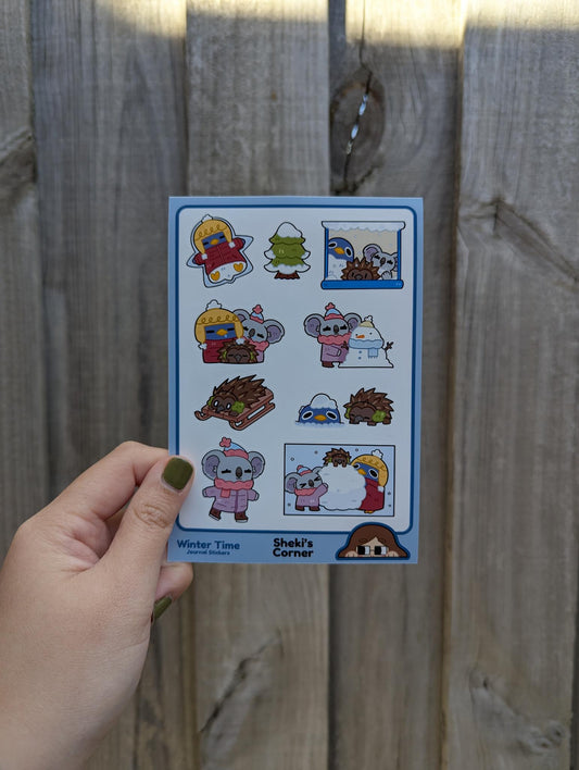 Winter Time 2 Sticker Sheet