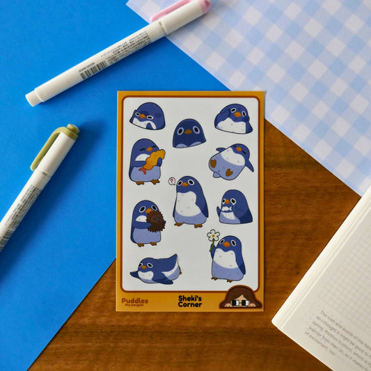 Puddles Sticker Sheet,Sticker Sheet,Sheki's Corner