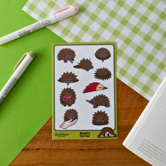 Quilliam Sticker Sheet,Sticker Sheet,Sheki's Corner