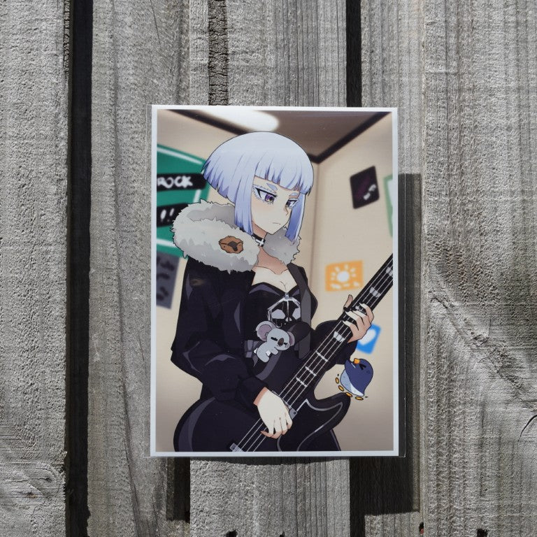 Rock is a Lady's Modesty Art Print