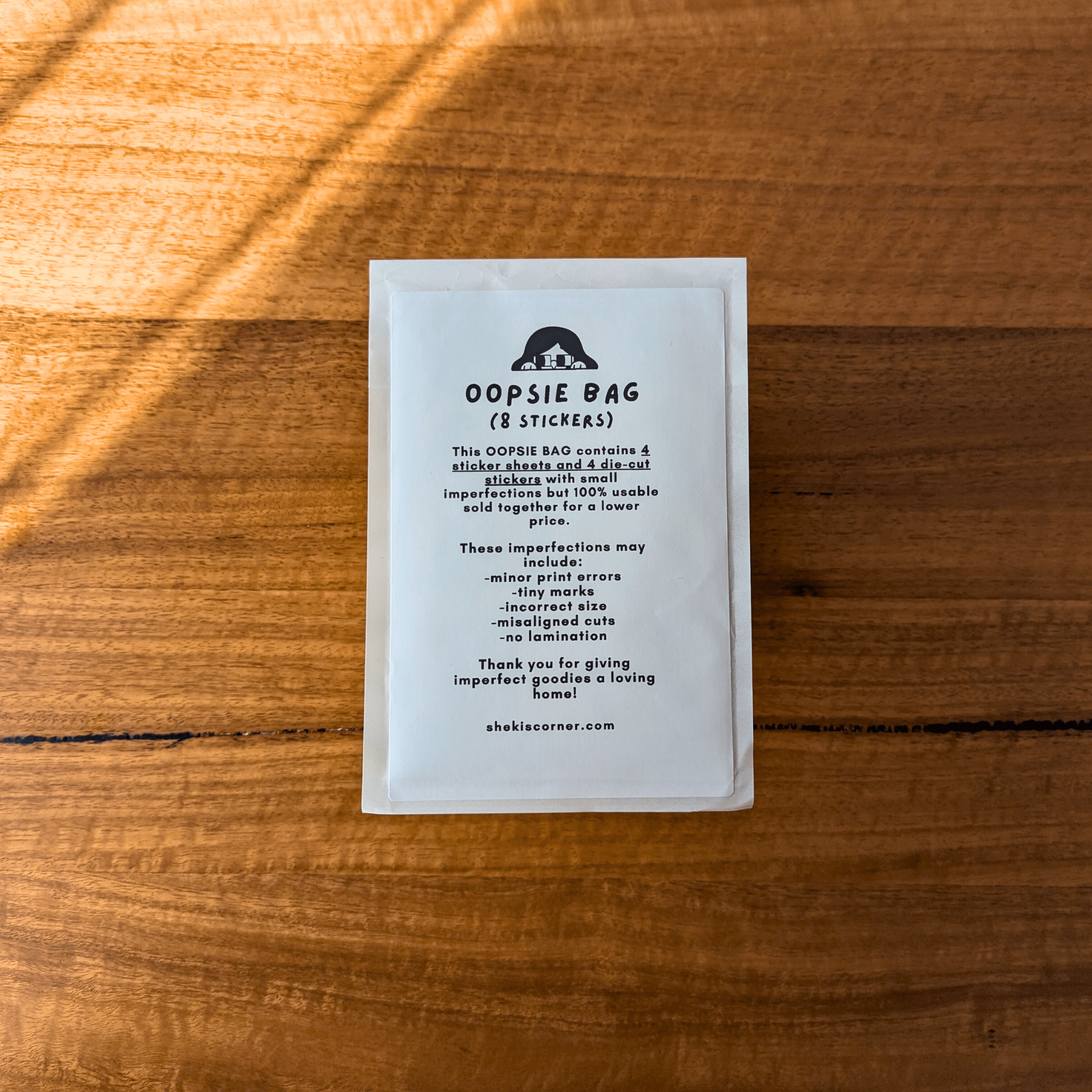 Oopsie Bag,,Sheki's Corner