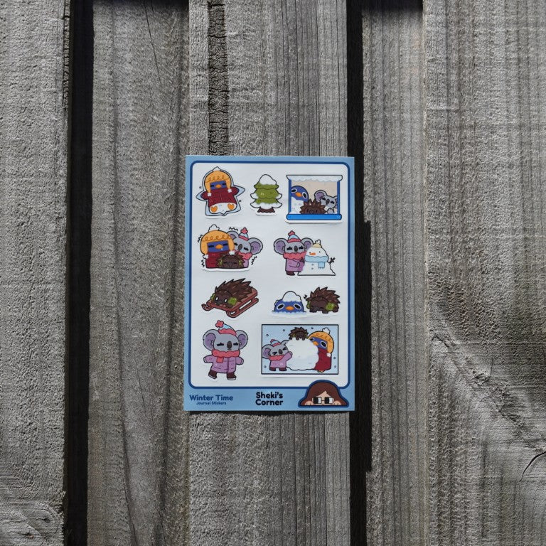 Winter Time 2 Sticker Sheet