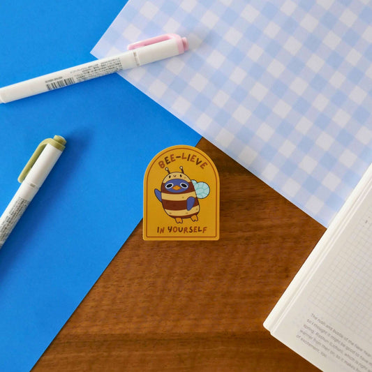 Pun-tastic Waterproof Die-Cut Stickers,Bee,Die-Cut,Sheki's Corner,Sheki's Corner.